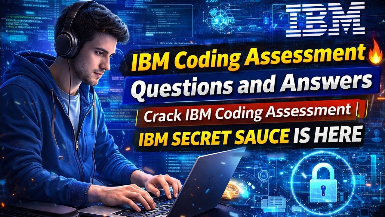 IBM Coding Assessment Questions and Answers🔥| Crack IBM Coding Assessment | IBM SECRET SAUCE IS HERE