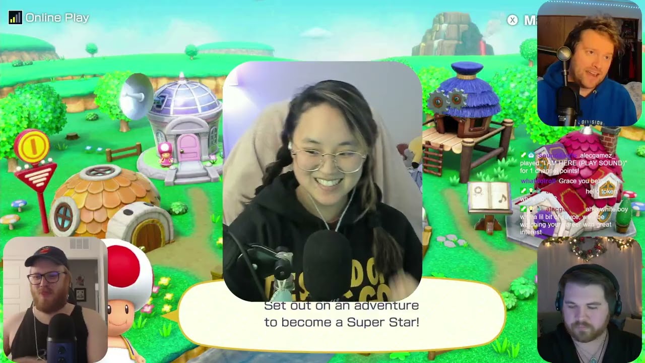 mario party with a bunch of white dudes