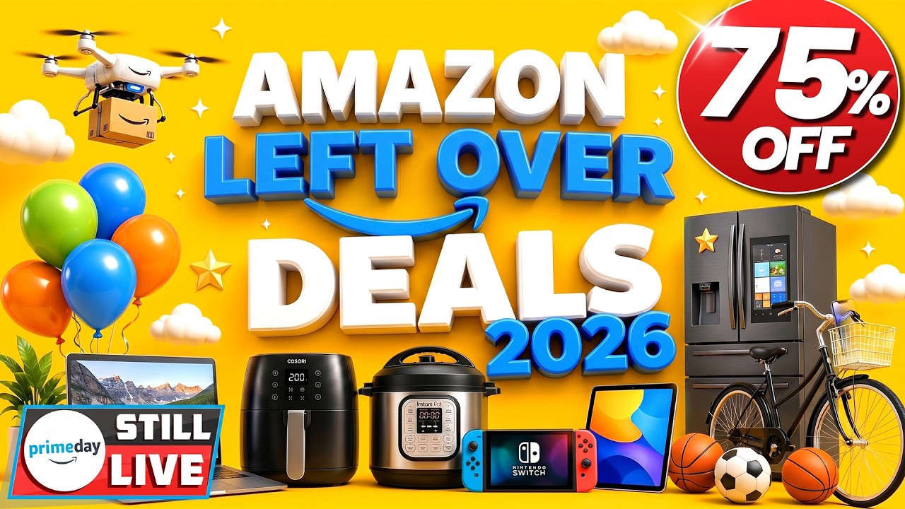 Prime Day продлен: грандиозные скидки до 75%! 62 секретных предложения Amazon Prime Day 2026