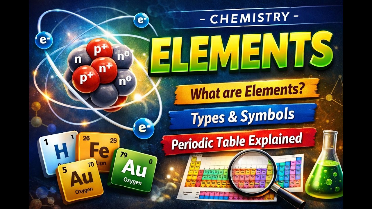 ELEMENTS EXPLAINED IN THE SIMPLEST WAY POSSIBLE!