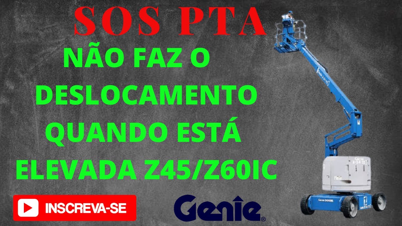 Não faz o deslocamento quando está elevada. Z45 e Z60