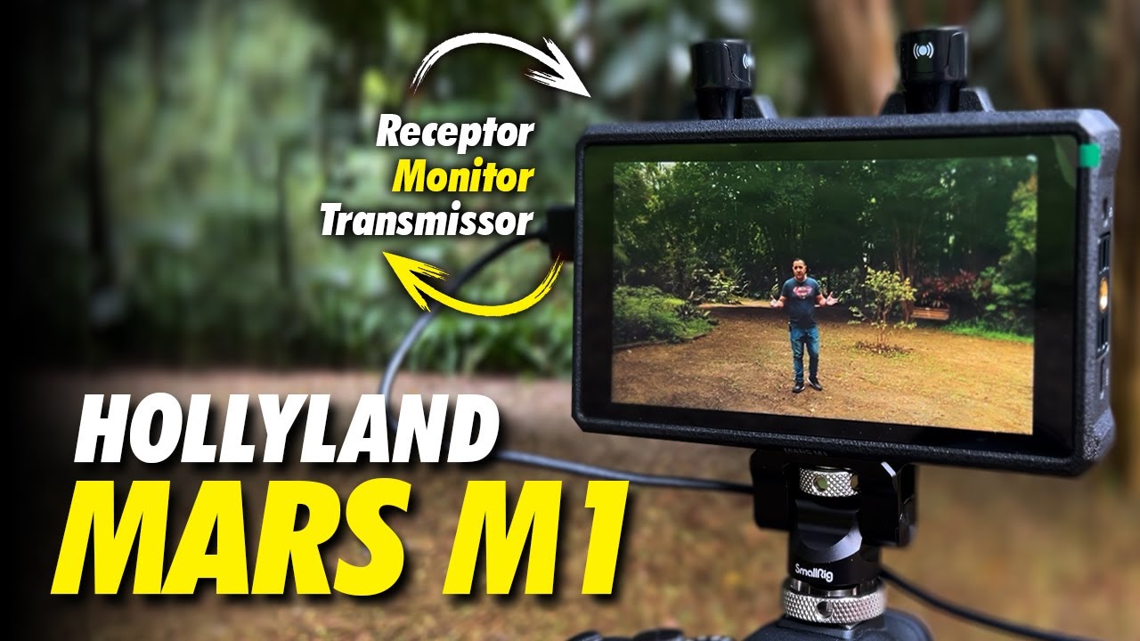 O MELHOR MONITOR DO ANO: HOLLYLAND MARS M1 é monitor, transmissor e receptor 4K SEM FIO