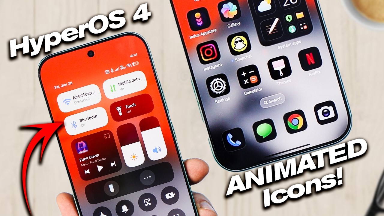 HyperOS 4 Control Center & Animated Icons on ANY Xiaomi! 😍 No Root Required