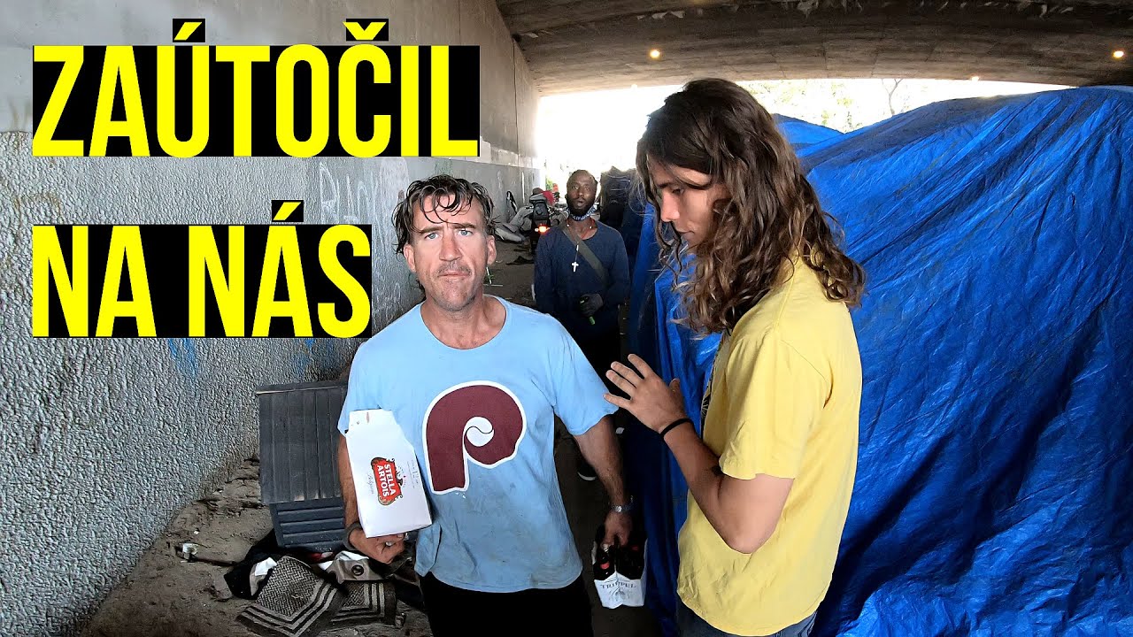 Bezdomovec na nás zaútočil - situace pod mosty se zhoršuje