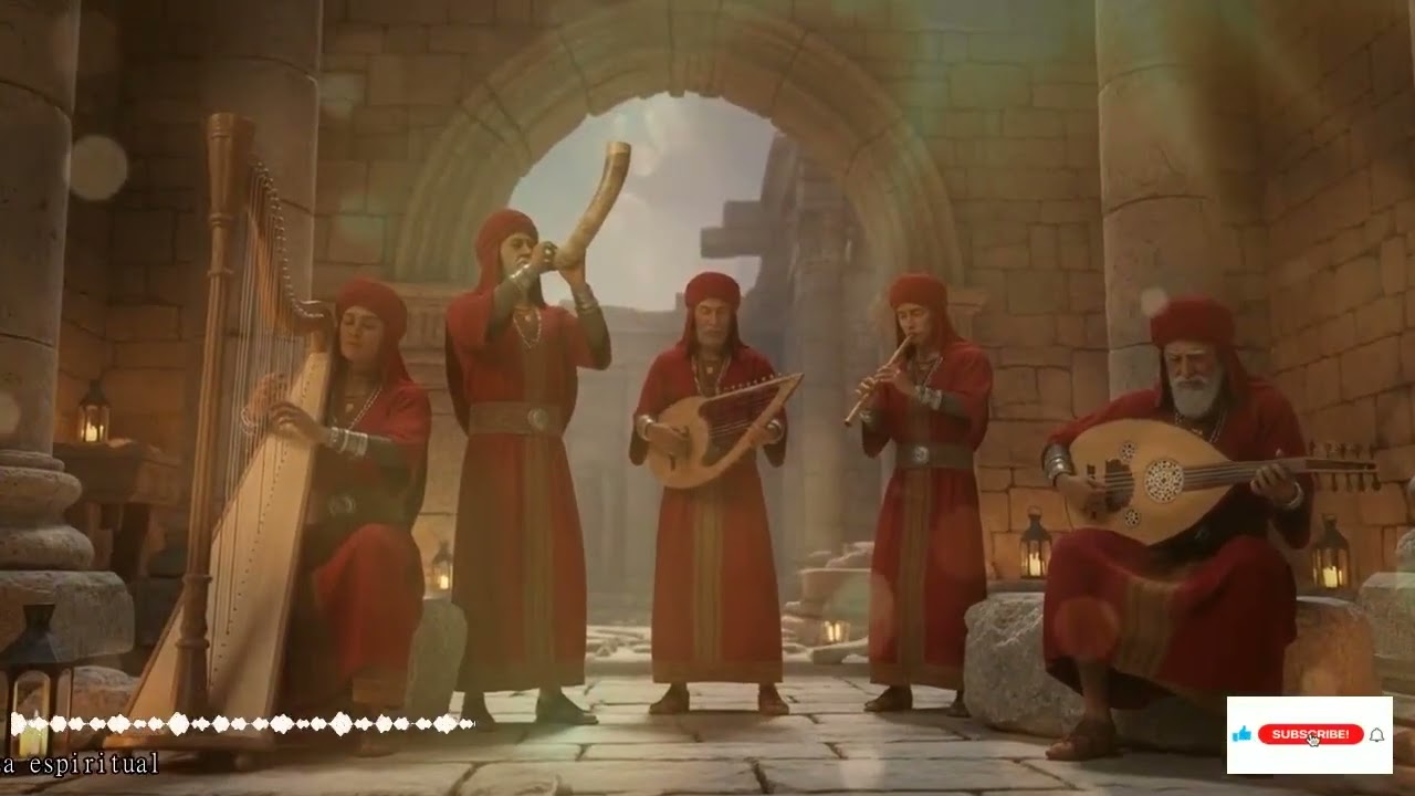 Clamor Sagrado En Jerusalén Con Shofar, Cánticos De David E Instrumentos Del Templo A Adonai