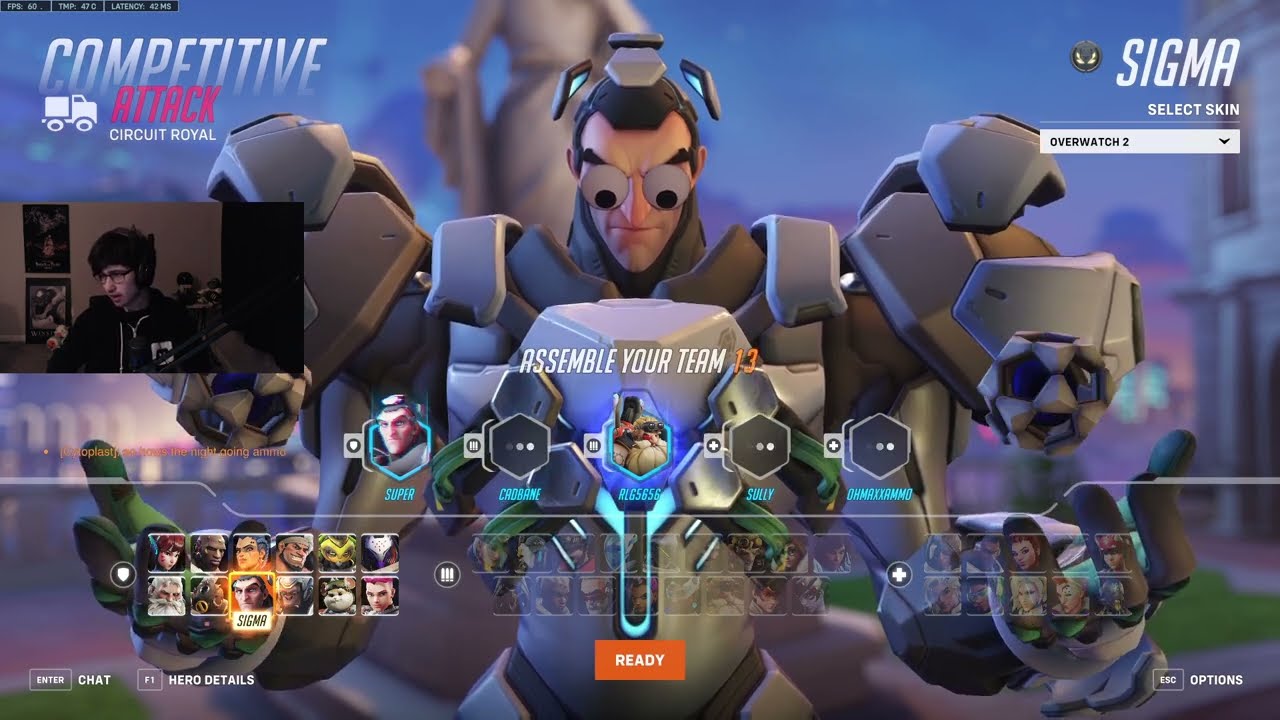 33K DMG! SUPER INSANE SIGMA! OVERWATCH 2 GAMEPLAY SEASON 9 TOP 500