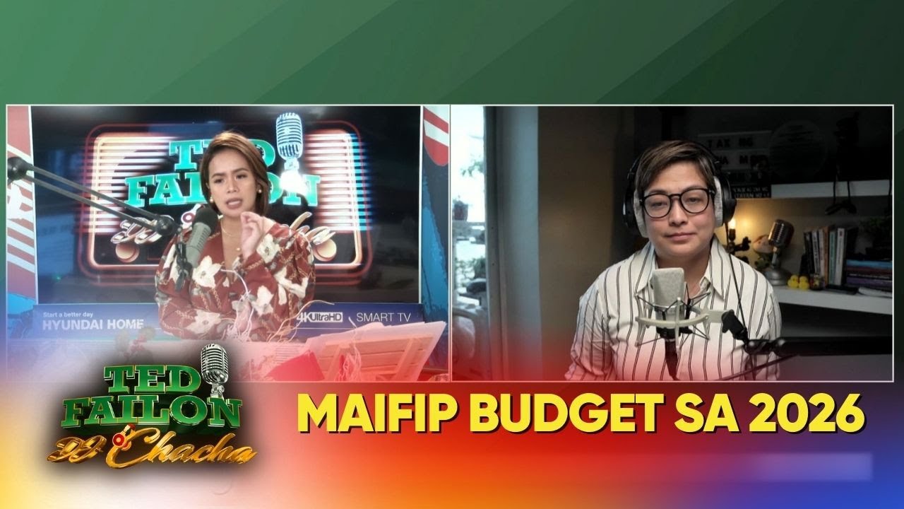 Itinaas na budget ng MAIFIP para sa 2026, inalmahan ng isang ekonomista | Ted Failon & DJ Chacha
