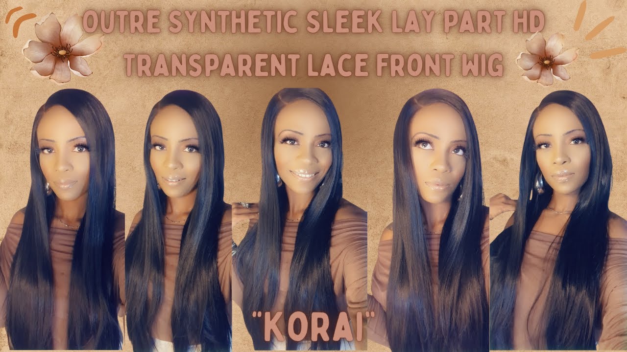 She Longgg! 34" All day! |Outre SleekLay Glueless Synthetic Deep C-Part HD Lace Front Wig - KORAI