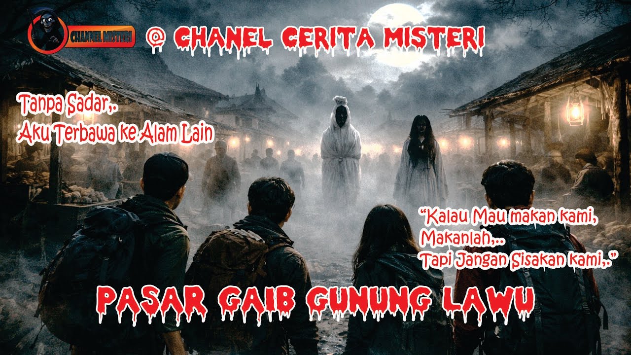 PASAR GAIB GUNUNG LAWU @chanelceritamisteri jimat sajian malam Jum'at