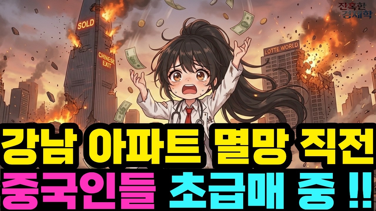 강남 아파트 매물 8만 채 돌파! 중국인들이 7억 손해 보고 도망가는 '진짜 이유' (충격)