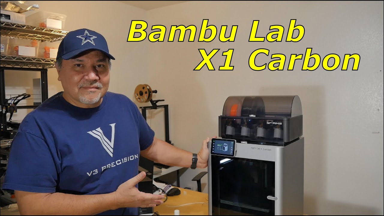 Bambu Lab X1 Carbon Unboxing, Setup, and First Print