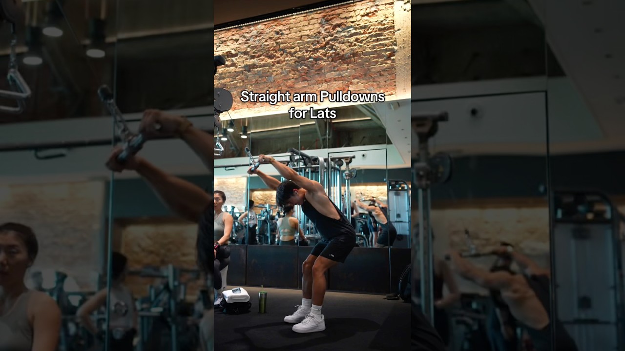Straight Arm Pulldown for Lats