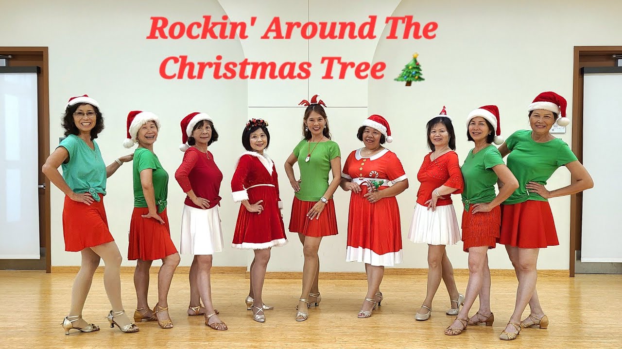 Rockin' Around The Christmas Tree Line Dance/High Beginner/Choreo: Soo (USA) Nove 2024