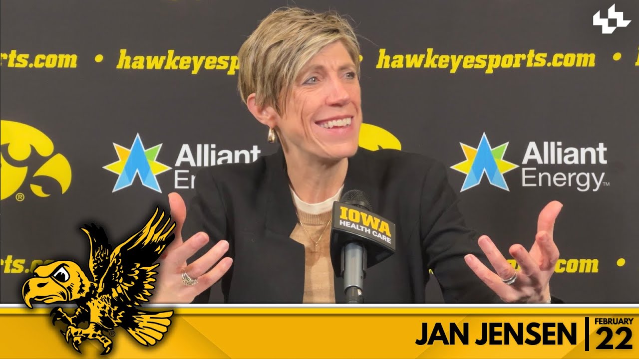 Jan Jensen - Michigan | Iowa Women's Basketball | Feb. 22
