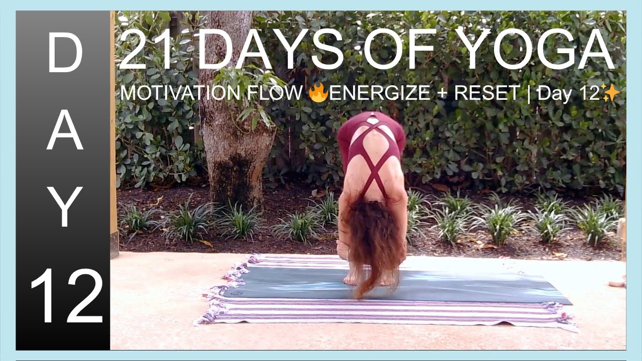Day 12 | 15-Minute Energizing Yoga Flow | 21 Days to Glow Yoga Challenge