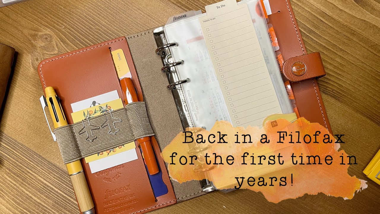 Personal Filofax Set Up - my new main planner!