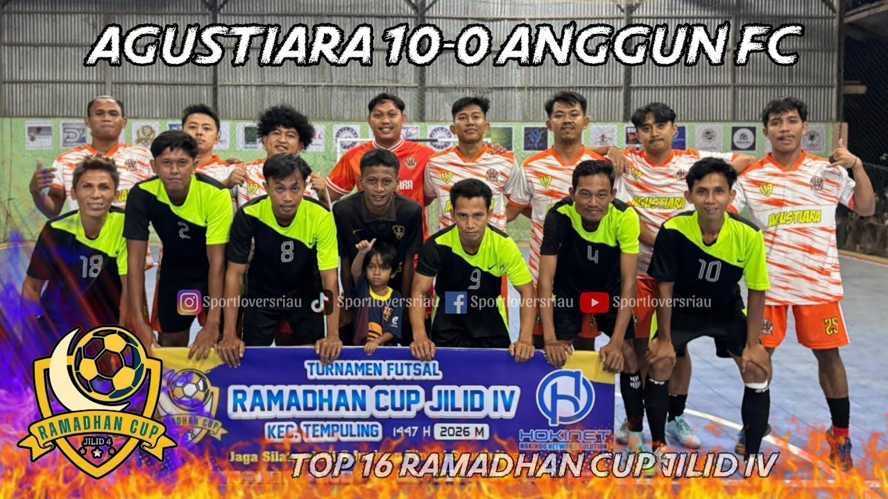 AGUSTIARA FC (Km 8) VS ANGGUN FC (Bagan Jaya) 🔥 16 BESAR FUTSAL RAMADHAN CUP JILID IV 2026