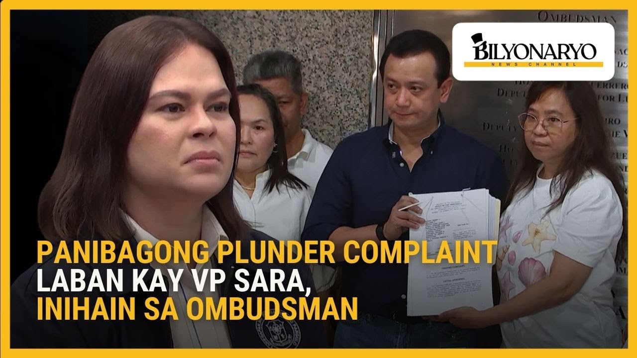 Plunder at graft: VP Sara Duterte, kinasuhan nina Trillanes sa Ombudsman dahil sa maanomalyang pondo