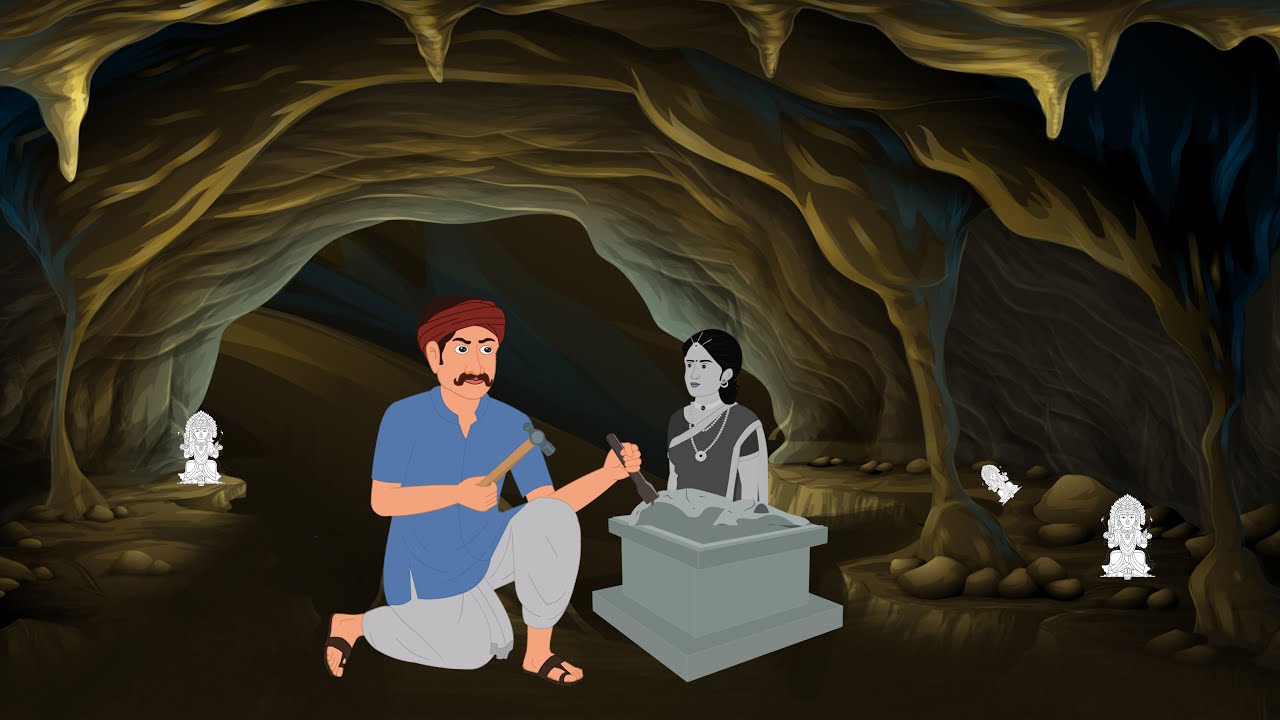विचित्र मूर्तिकार | Vichitr Moortikaar | Hindi Kahaniya | Moral Story Cartoon Video | Kahaniyan