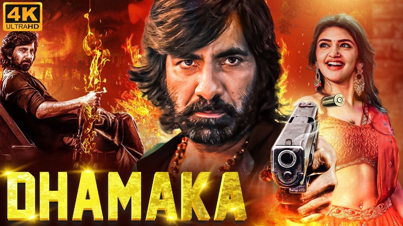 Ravi Teja's DHAMAKA Full Movie Hindi Dubbed | Sree Leela, Jayaram | South Action Comedy Movie