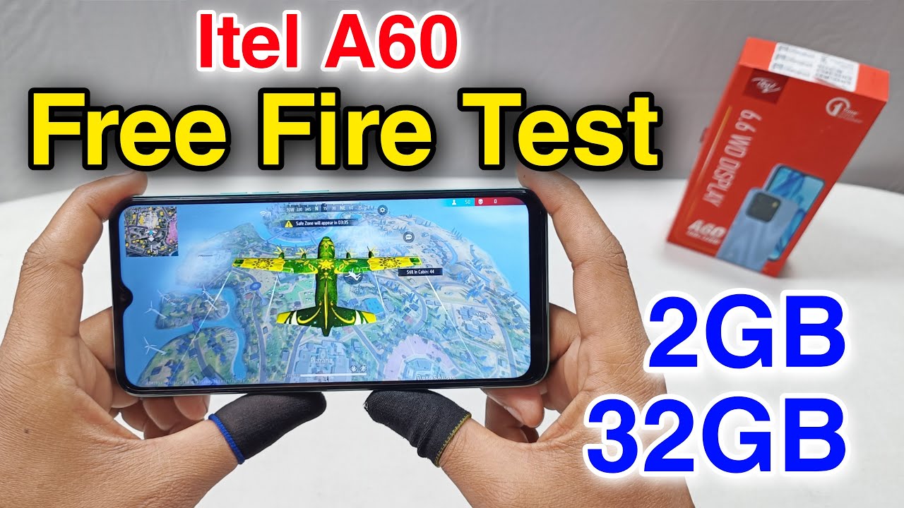 Itel A60 Free Fire Test || Itel A60 Gaming Test, Heating Test, Graphics Test ⚡⚡