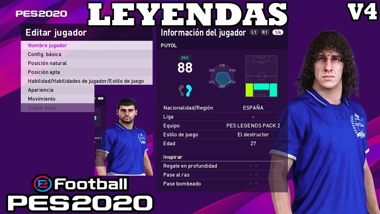 PES 2020 LEYENDAS