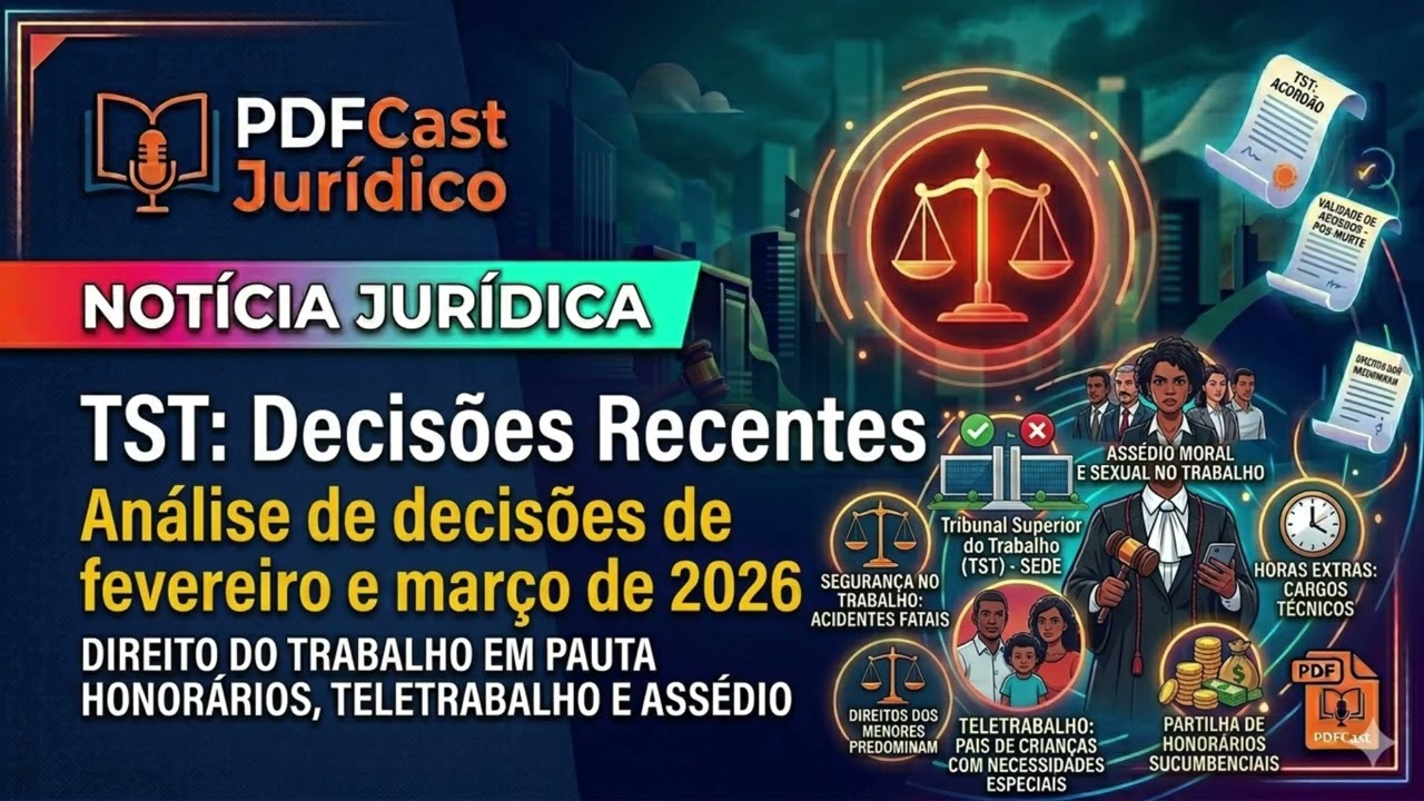 Episódio #03 - Assédio, Teletrabalho e Limites do Poder Diretivo no TST