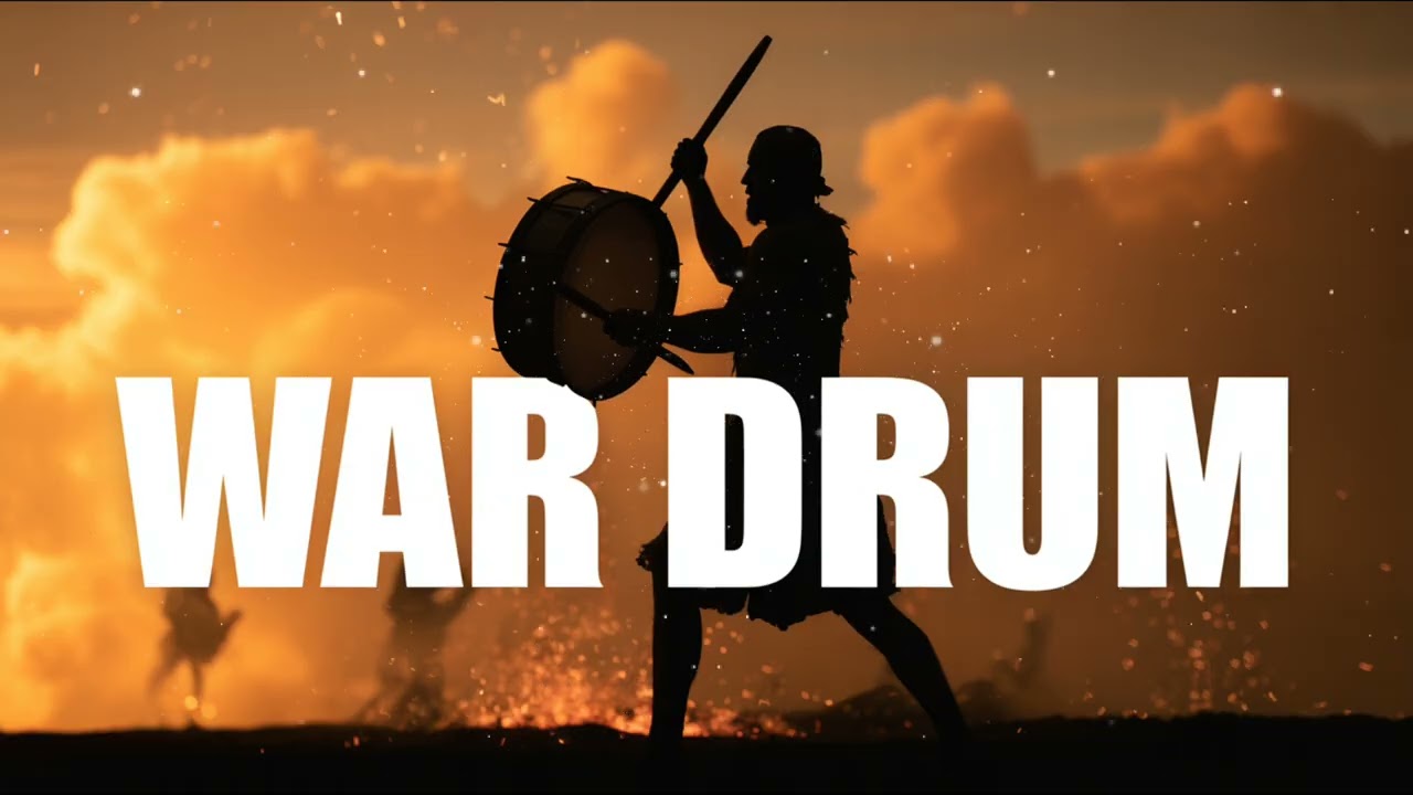 Epic Percussion for War Scenes | Dramatic War Drum Music