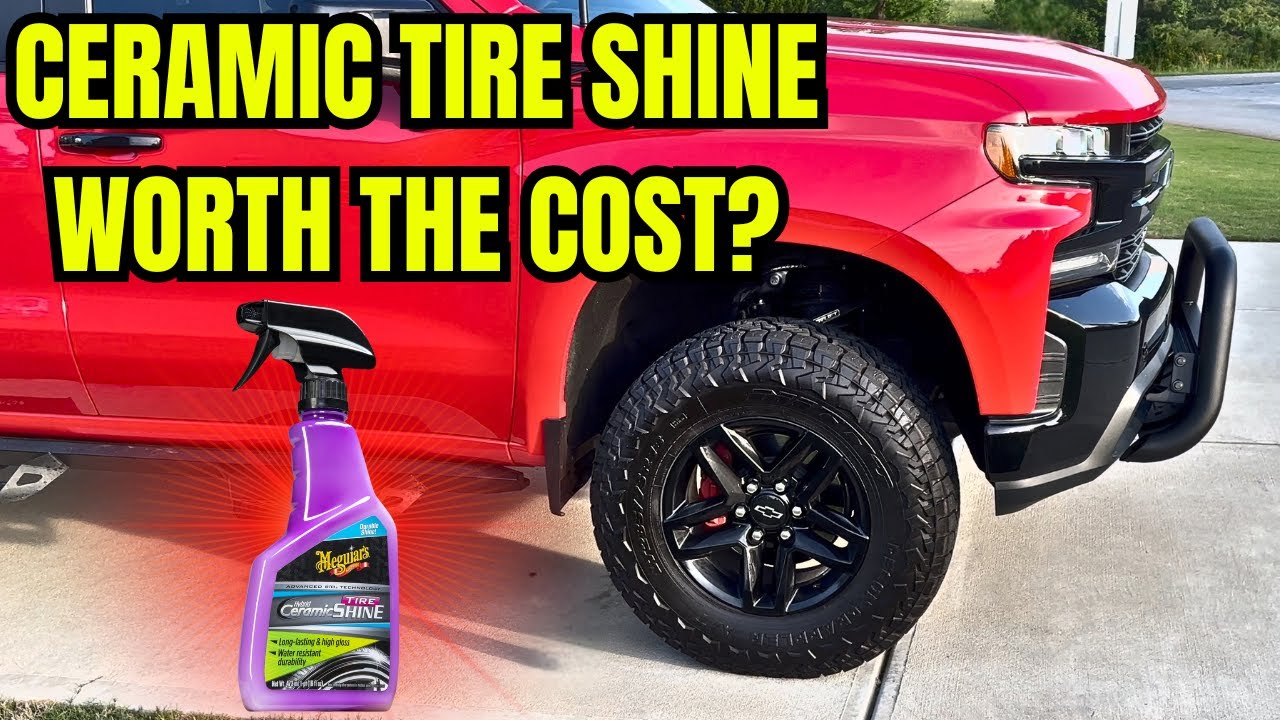 Basic Tire Shine vs Ceramic Tire Shine Comparison