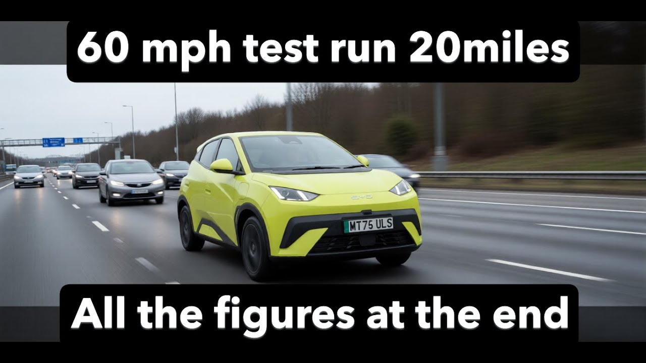 BYD Dolphin Surf Boost 60 Mph motorway tests can we get 200 miles out of this car ?