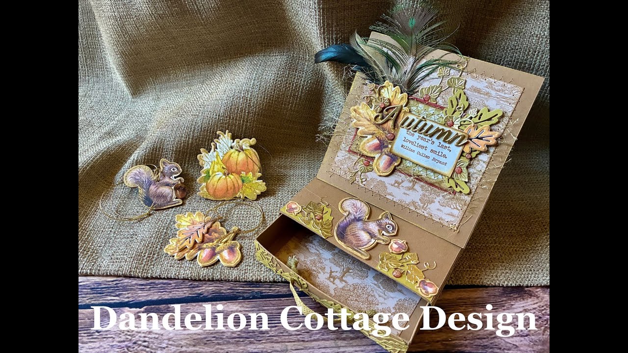 Decorating The Easel Top Gift Box, part 1