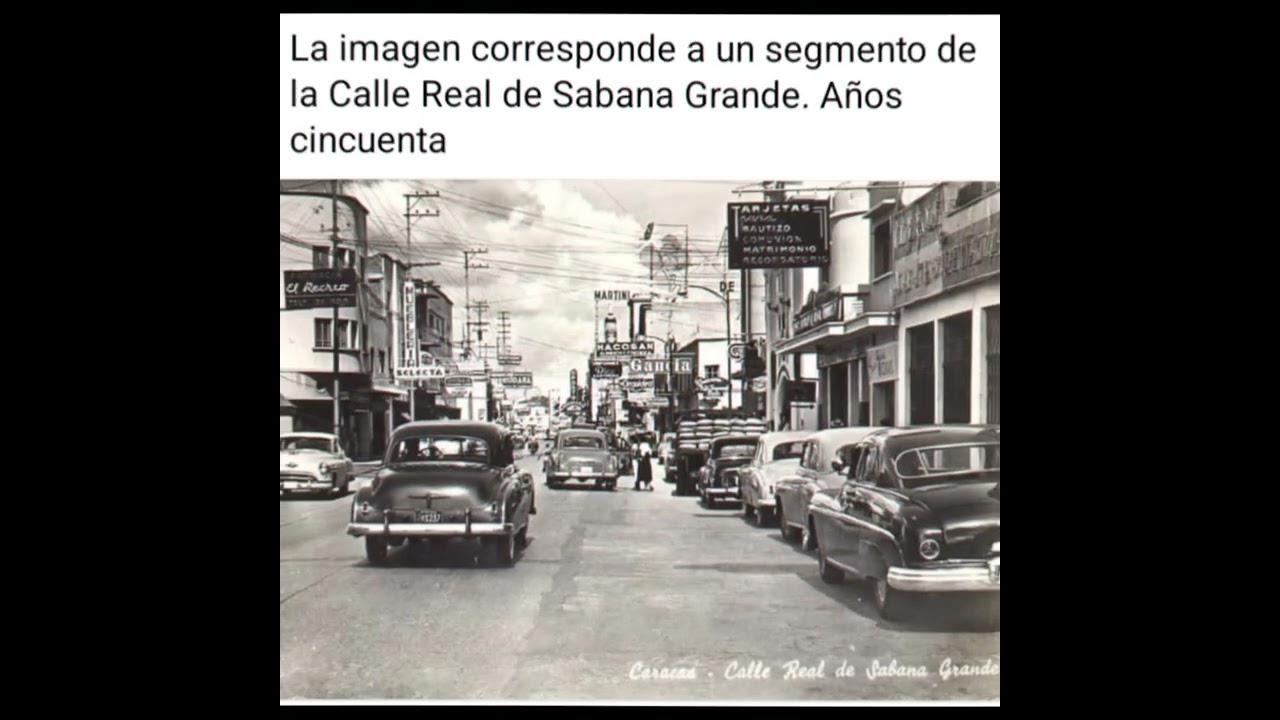 FOTOS ANTIGUAS de CARACAS Venezuela 1869 a 1970