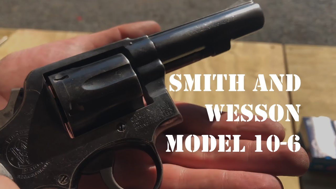 Время для стрельбы! Револьвер Smith and Wesson Model 10-6 калибра .38 Special.