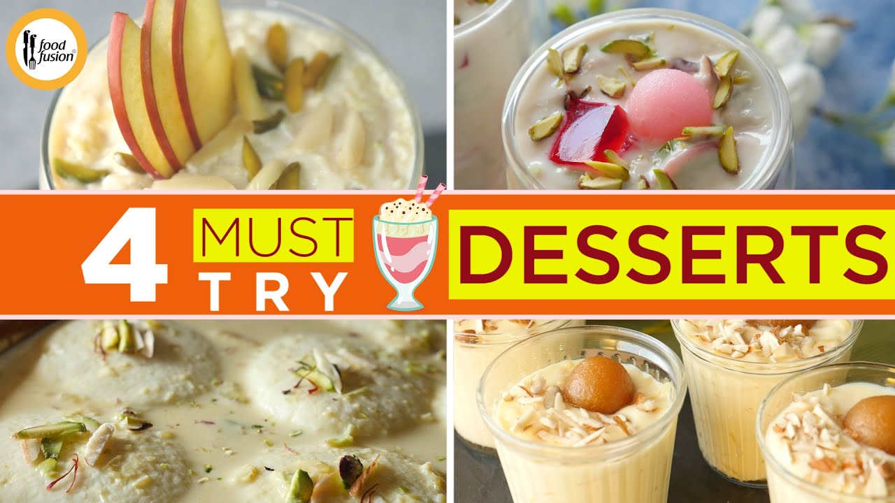 4 Must try Desserts By Food Fusion (Ramzan Special Recipes)