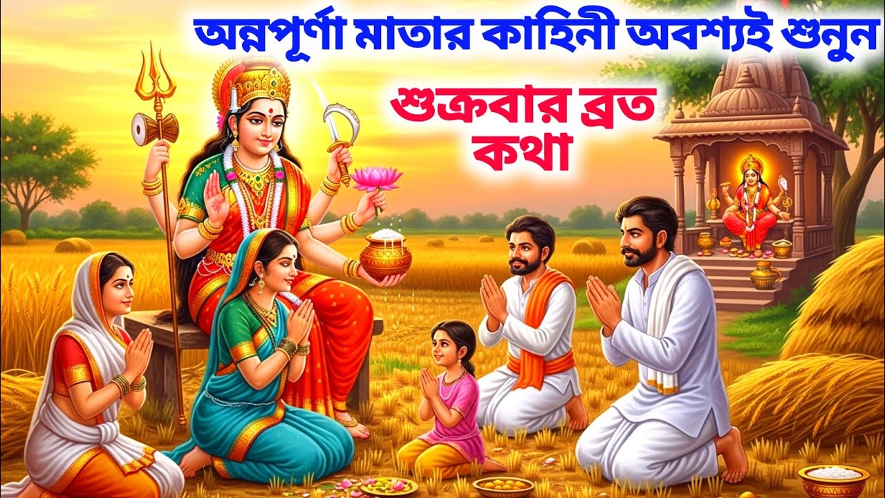 শুক্রবার ব্রত কথা সব কষ্ট দূর করে দেবে | Shukravar Vrat Katha | Annapurna Mata ki Katha | #bhakti