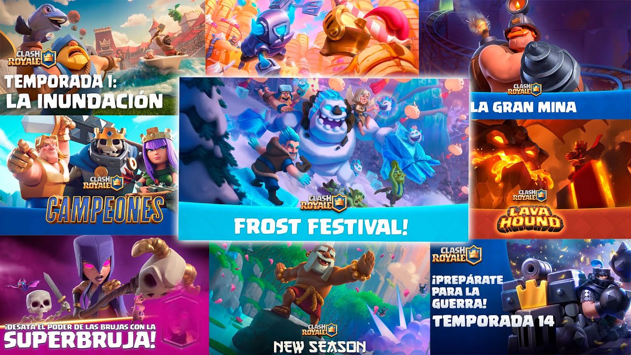 TODAS las TEMPORADAS de CLASH ROYALE ¡TODOS LOS TRAILER!