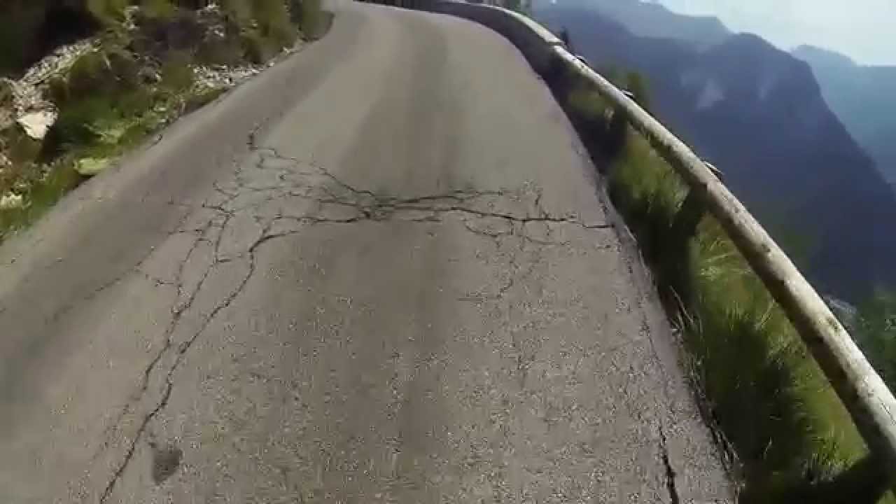 Cycling from Villard Reculas to Huez via the Pas de la  Confession the day before La Marmotte 2015
