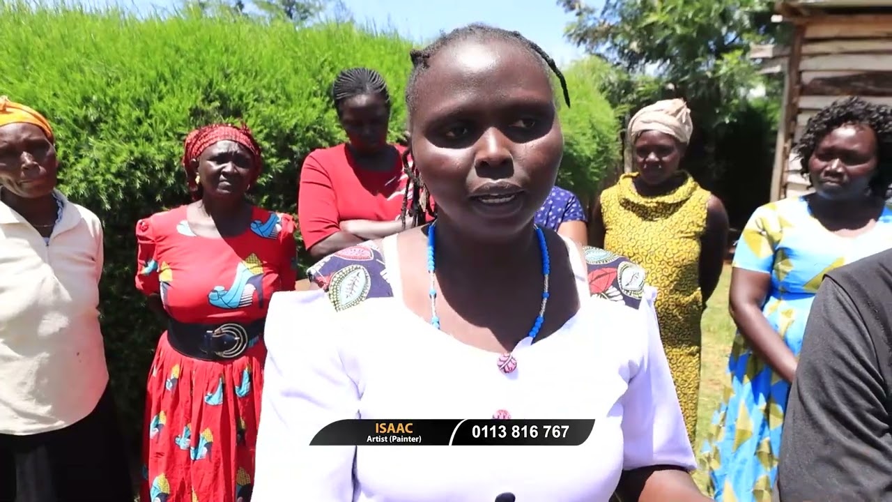 Gifted Painter with Amazing Skills from Eldoret - Isaac Kipruto