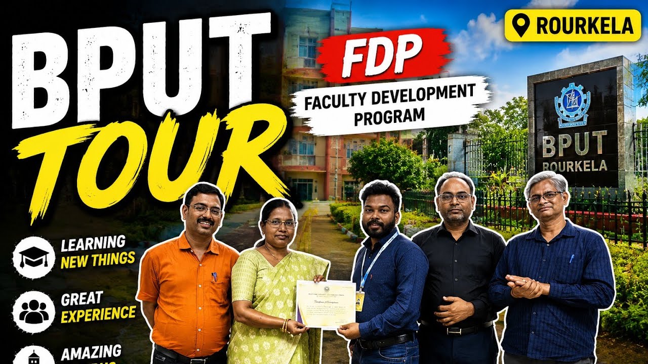 BPUT Faculty Development Program||Guest house tour||Rourkela||@Mayurbhanj_milesby_Bage 