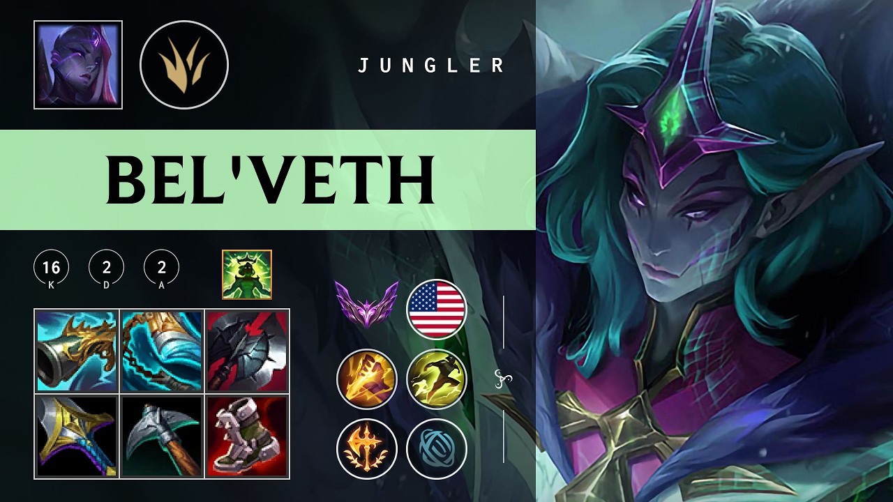Bel'Veth Jungle vs Lee Sin - NA Master Patch 26.03