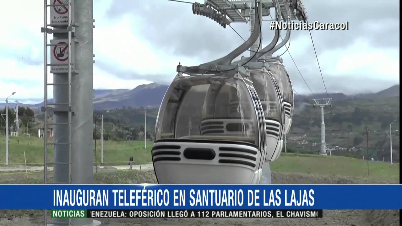 El santuario de Las Lajas, en Nariño, estrena teleférico
