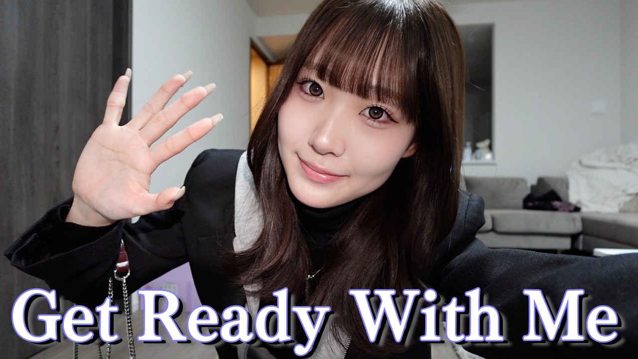 【GRWM】リア友と東京に遊びに行く日の準備動画🎶