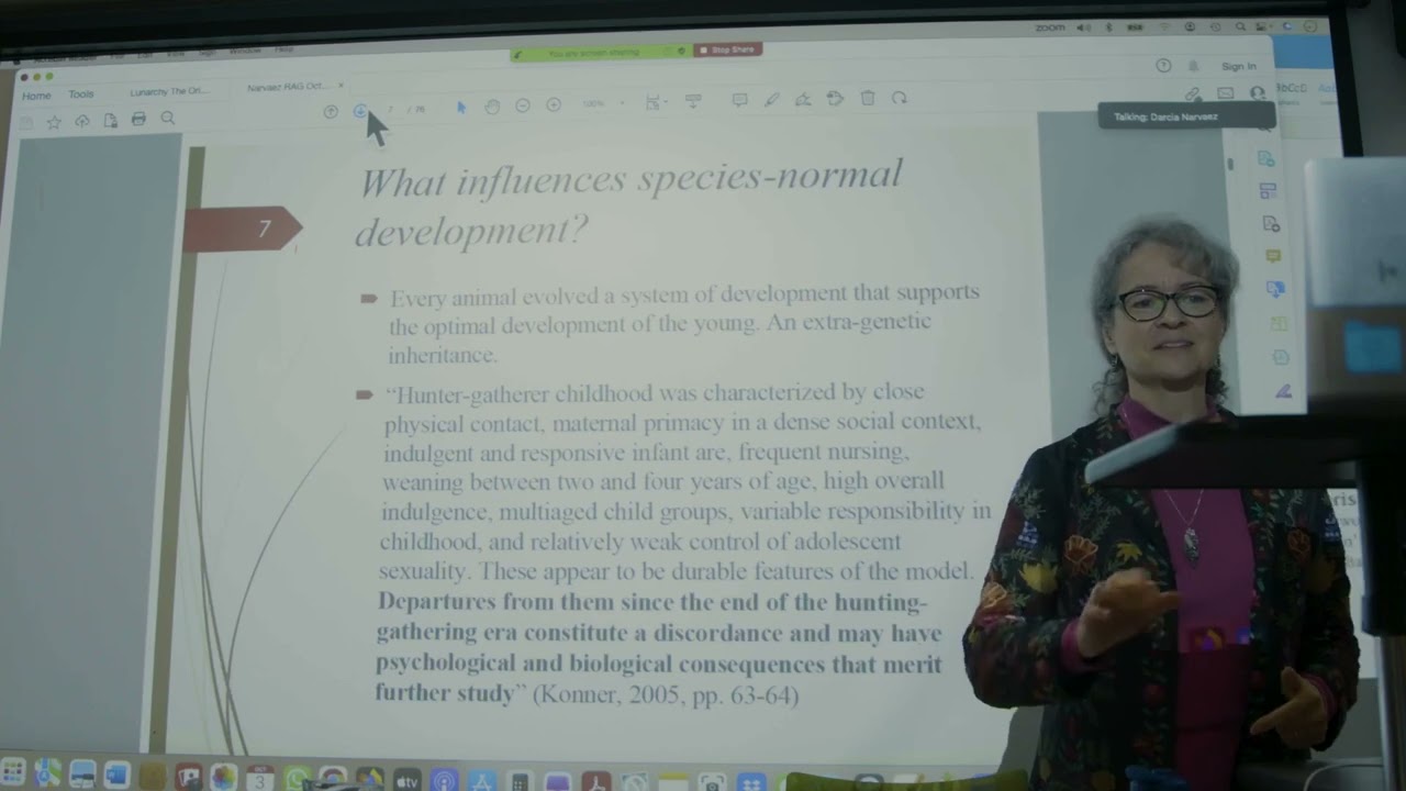 Mature human nature, The evolved nest by Darcia Narvaez Oct 3 2023