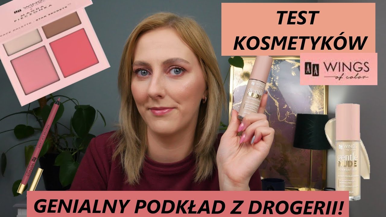 HIT Z ROSSMANNA! TEN PODKŁAD JEST REWELACYJNY!🤗💯 TEST KOLORÓWKI AA WINGS OF COLOR