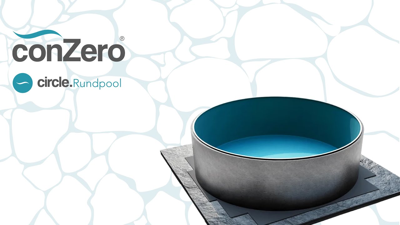 ConZero Poolsystem ohne Beton - Installation an einem Tag