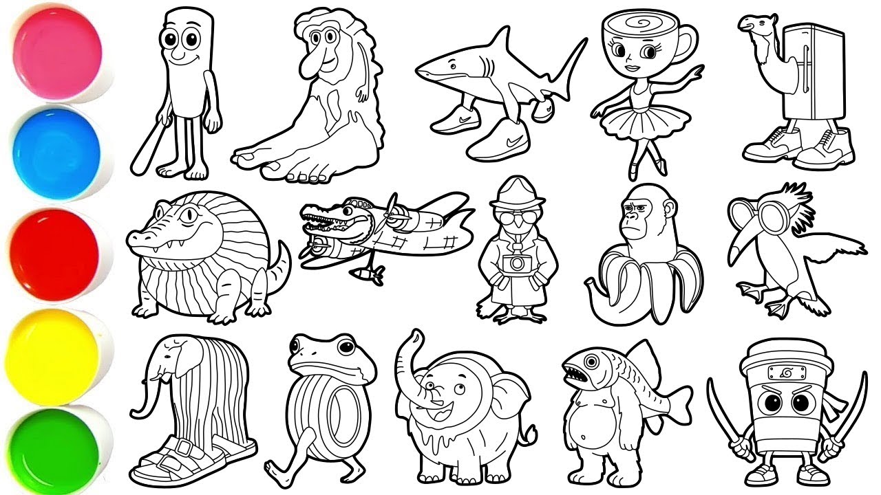 Draw 15 Amazing Italian Meme Creatures in Minutes - Tung Tung Sahur, Brr Brr Patapim and others