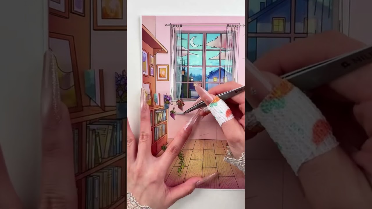 [ASMR] DIY Cute 3D Sticker Scene Collection | Extra Long Relaxing Playtime ✨🐾📖