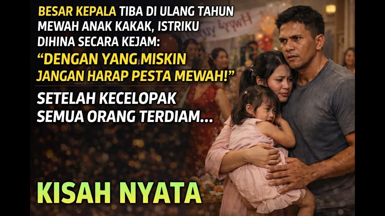 Dianggap Rendahan di Pesta Orang Kaya, Suami Ini Balas Tanpa Emosi… Endingnya Bikin Semua Membeku!