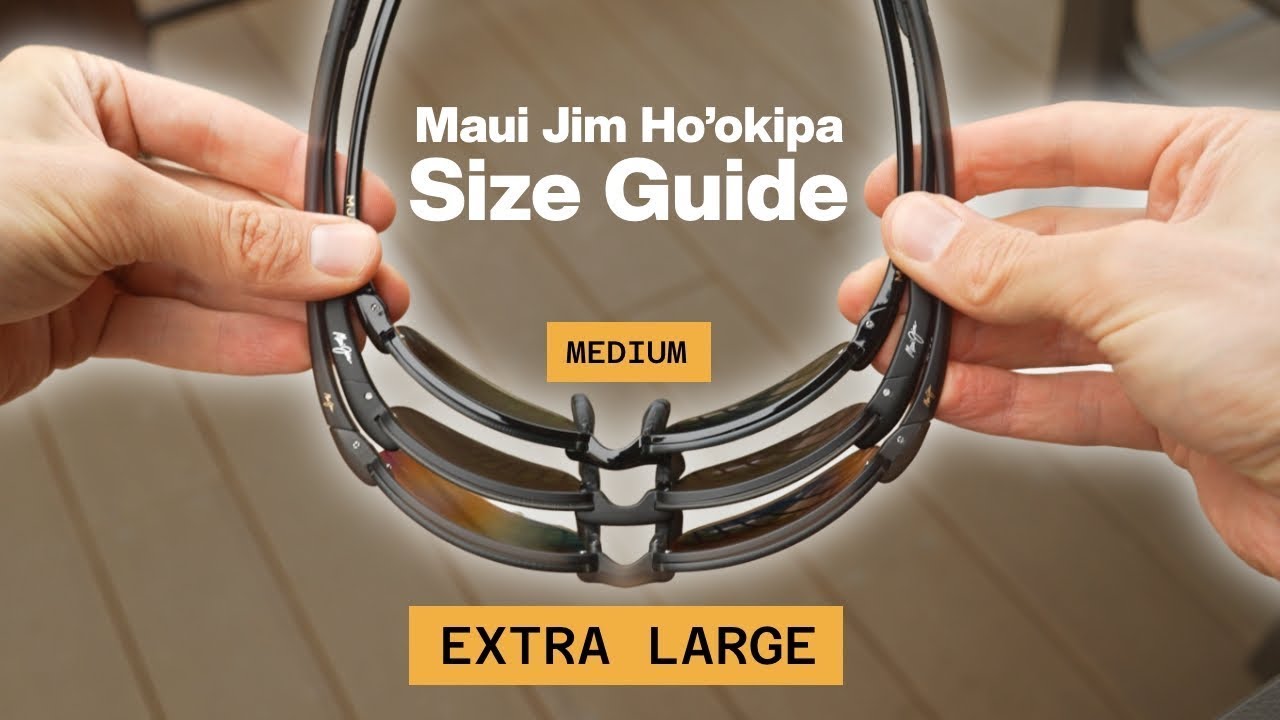 Maui Jim Ho'okipa Sunglass Size Guide: Ultra vs. XL vs. Low-Bridge