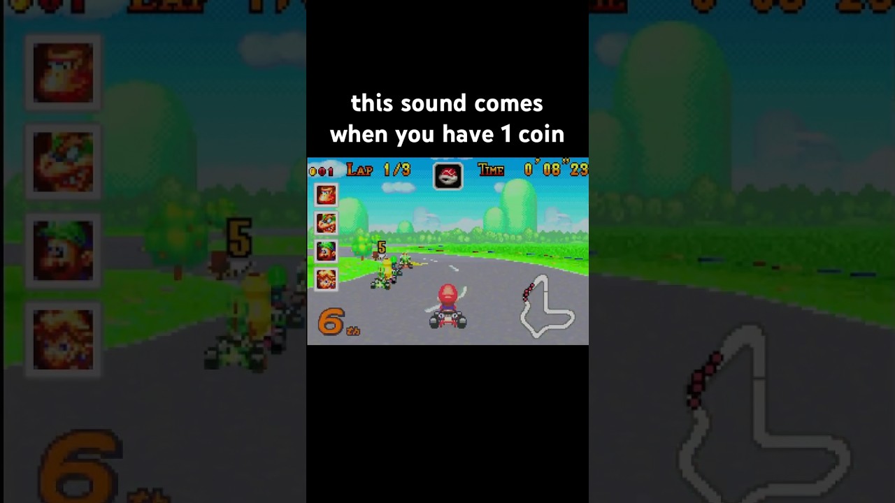 annoying sound in mk super circut #mariokart #short #mariokartsupercircuit